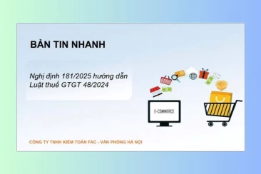 Nghị định 181/2025 hướng dẫn Luật thuế GTGT 48/2024